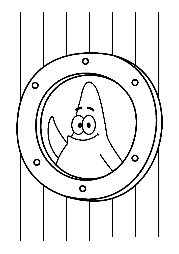 bob esponja para colorir
