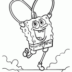 bob esponja para colorir
