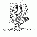 bob esponja para colorir