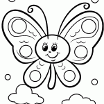 borboleta para colorir