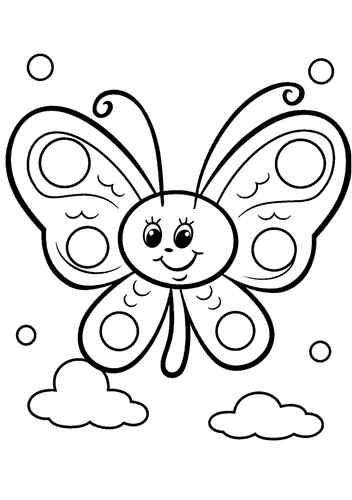 borboleta para colorir