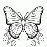 borboleta para colorir
