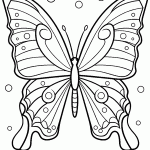 borboleta para colorir