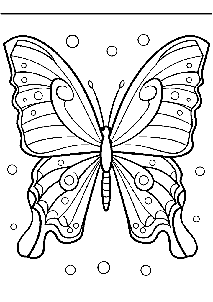 borboleta para colorir