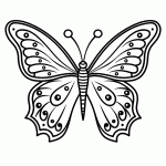 borboleta para colorir