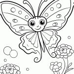 borboleta para colorir