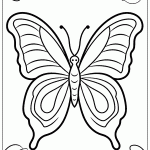 borboleta para colorir