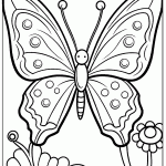 borboleta para colorir