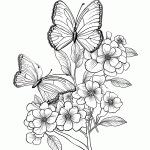 borboleta para colorir