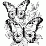 borboleta para colorir