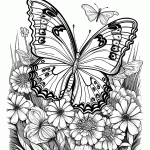 borboleta para colorir