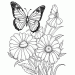 borboleta para colorir