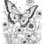 borboleta para colorir