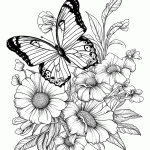 borboleta para colorir