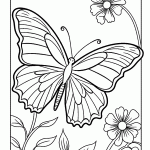 borboleta para colorir