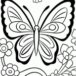 borboleta para colorir