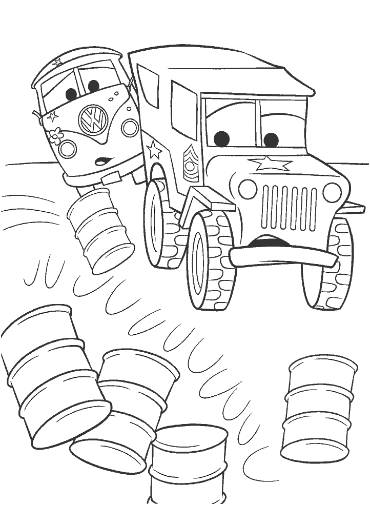 carros para colorir
