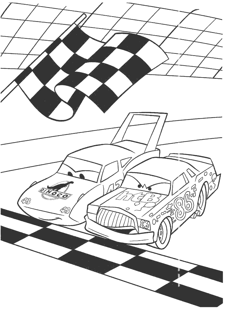 carros para colorir