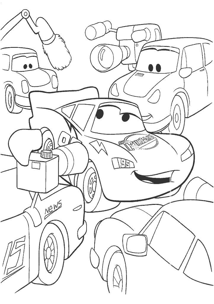carros para colorir