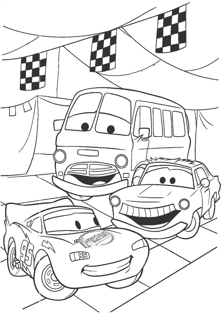 carros para colorir