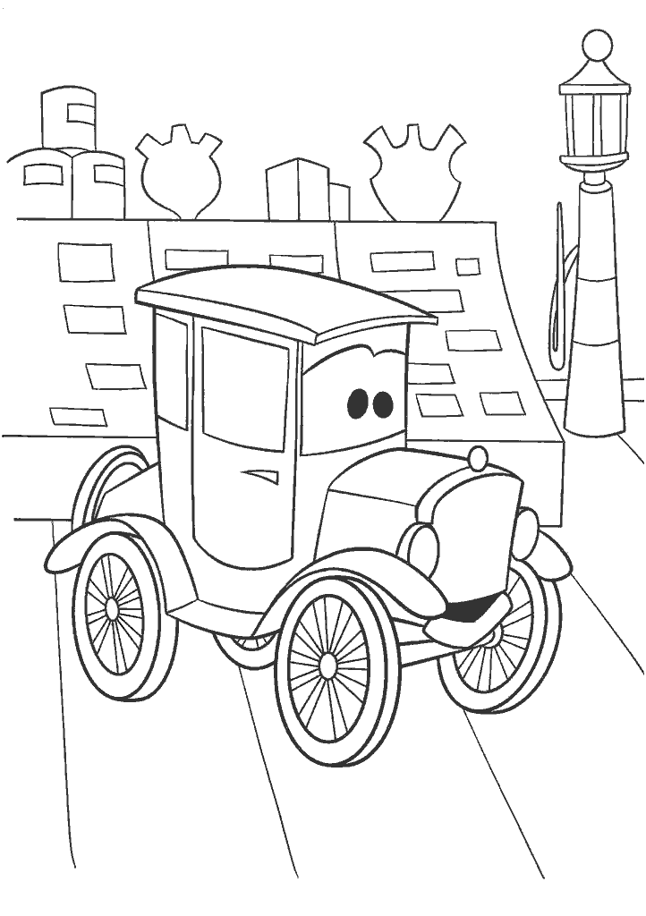 carros para colorir