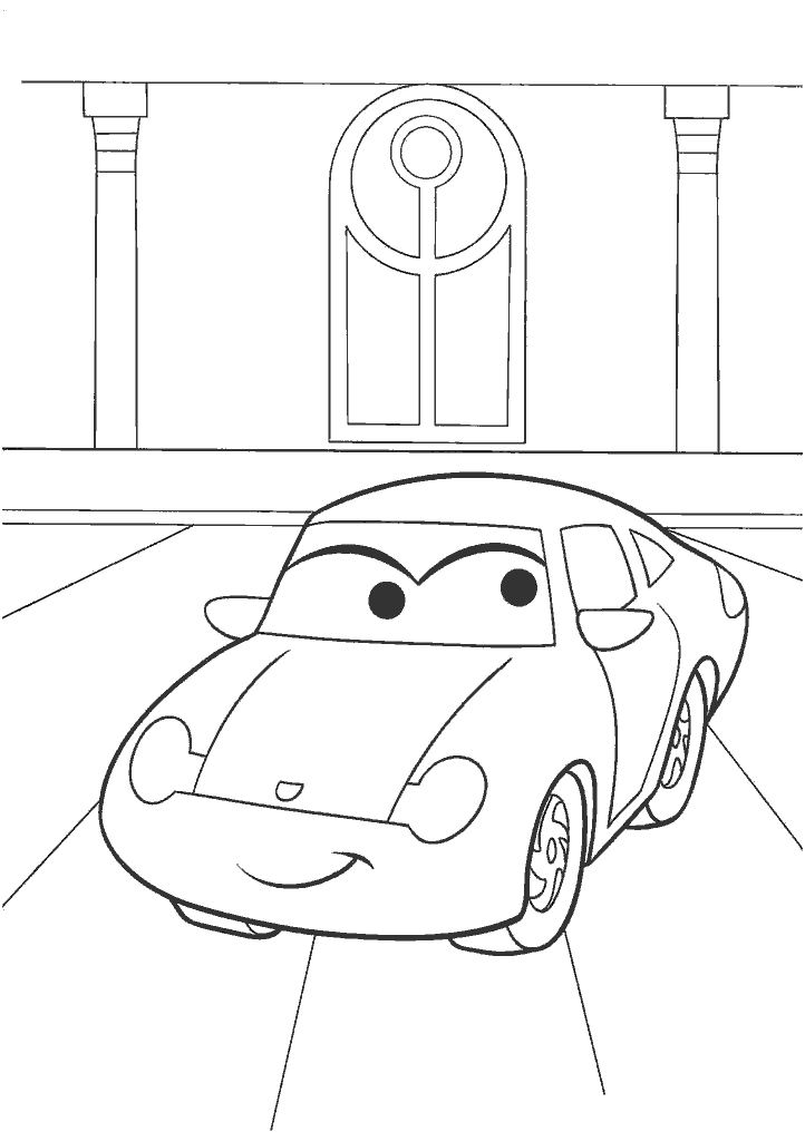 carros para colorir