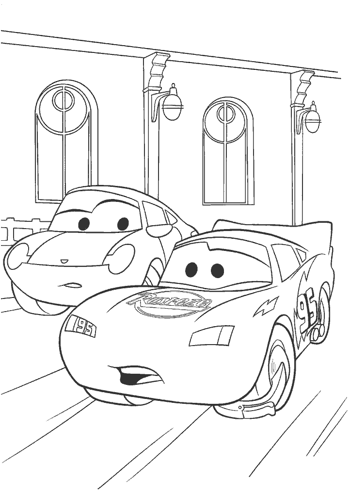 carros para colorir