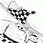 carros para colorir