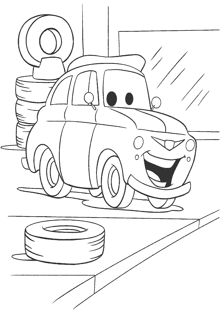 carros para colorir