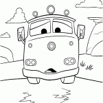 carros para colorir