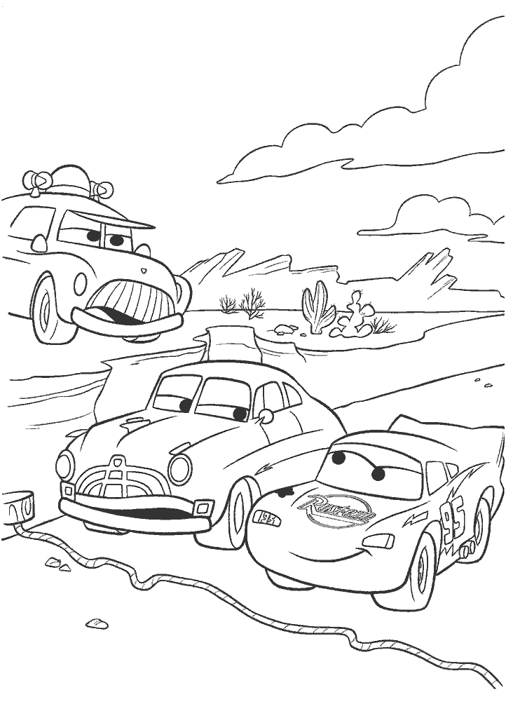 carros para colorir