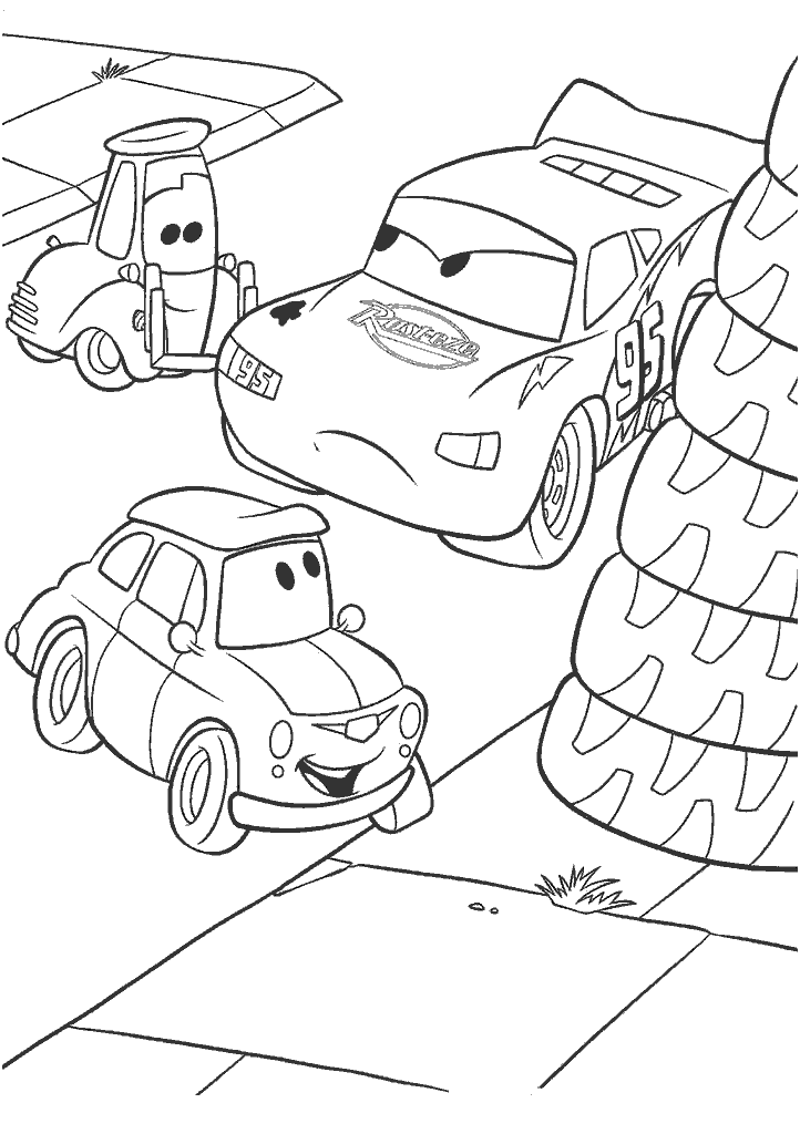 carros para colorir