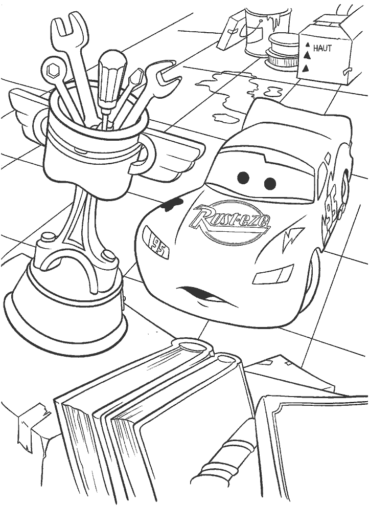 carros para colorir