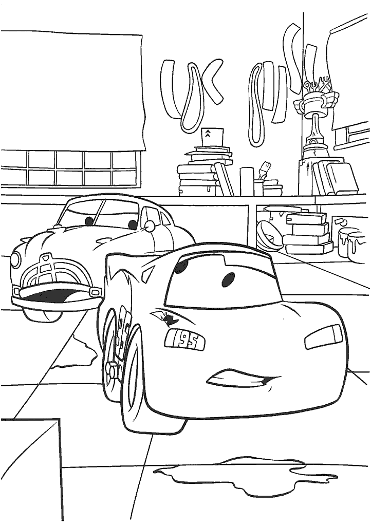 carros para colorir