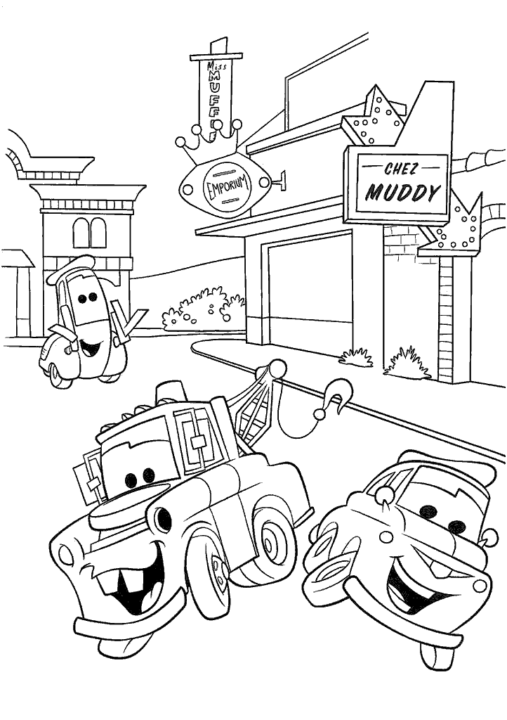 carros para colorir