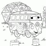 carros para colorir