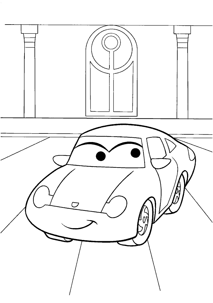carros para colorir