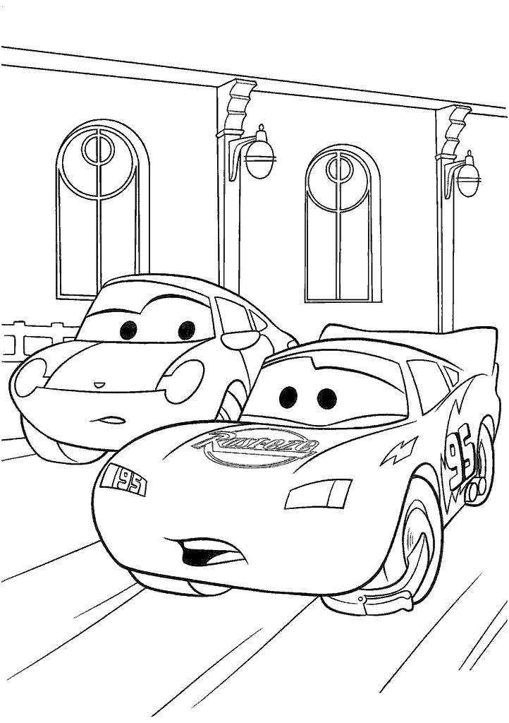 carros para colorir