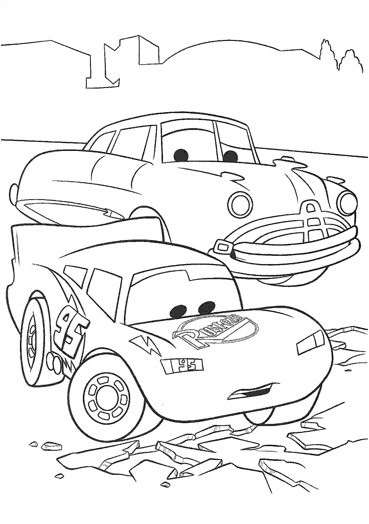 carros para colorir