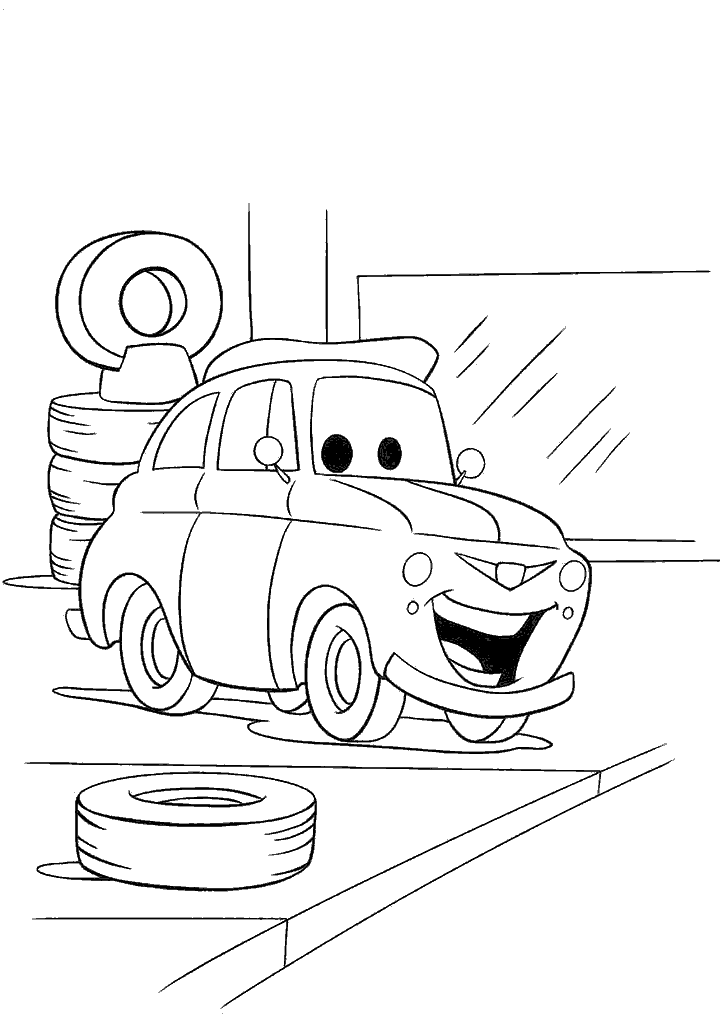 carros para colorir