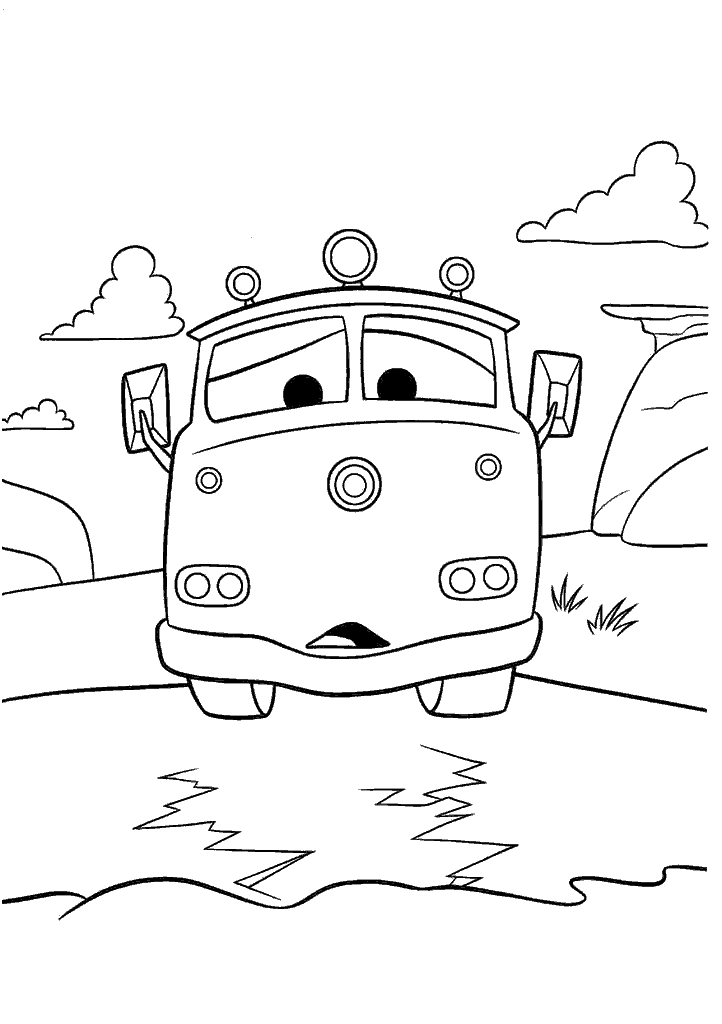 carros para colorir