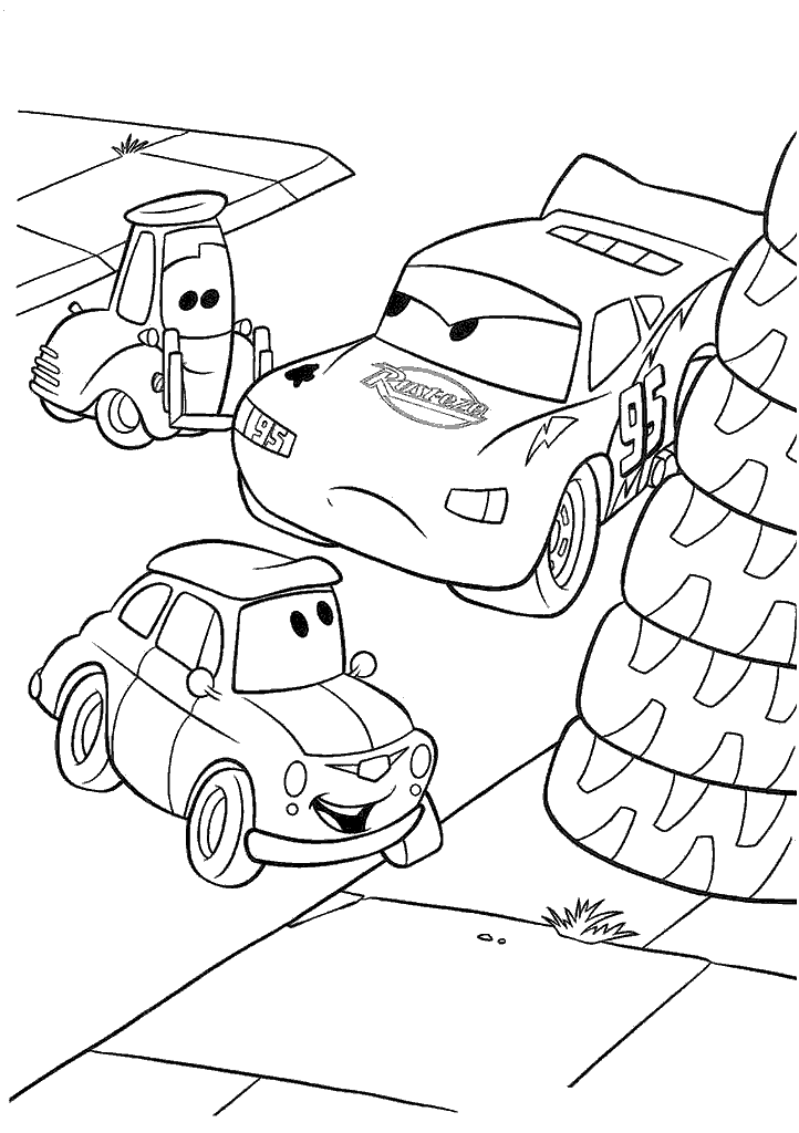 carros para colorir