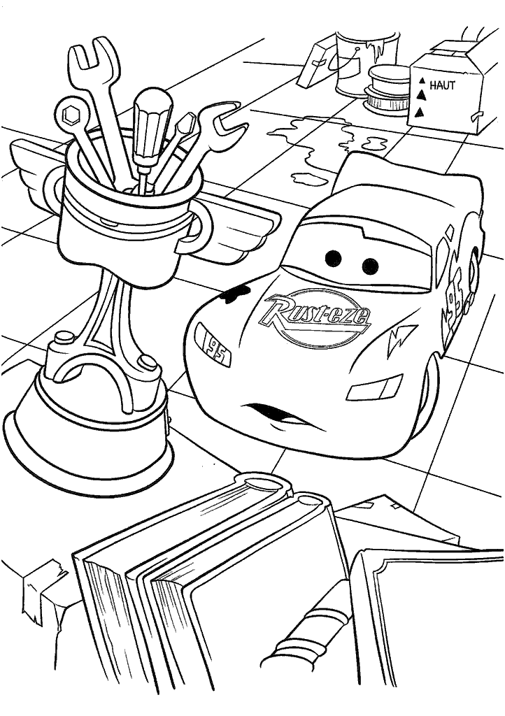 carros para colorir