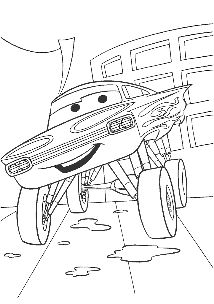 carros para colorir