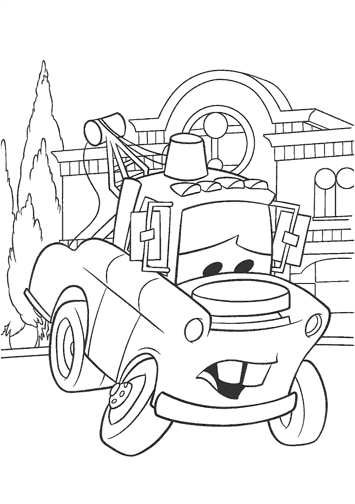 carros para colorir