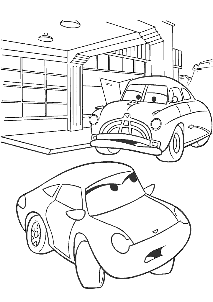 carros para colorir