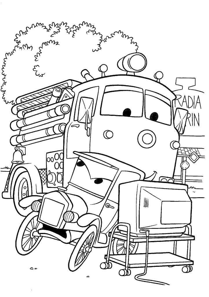 carros para colorir