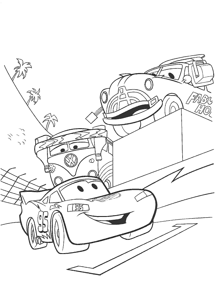 carros para colorir