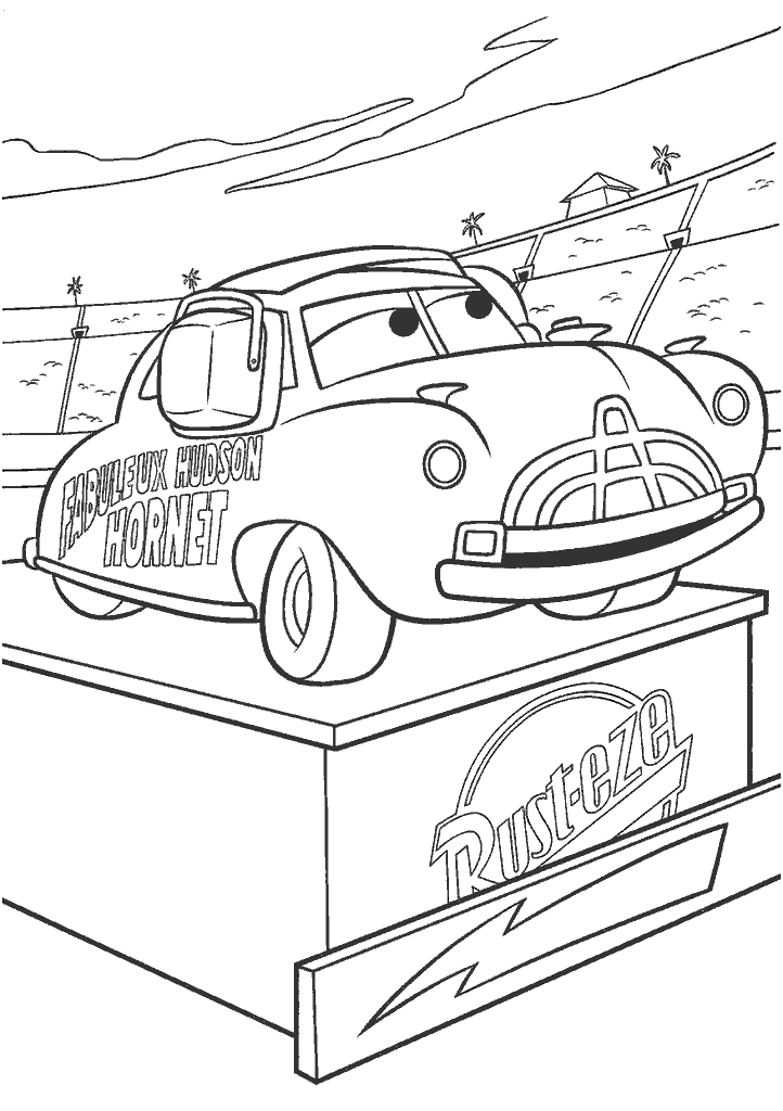 carros para colorir