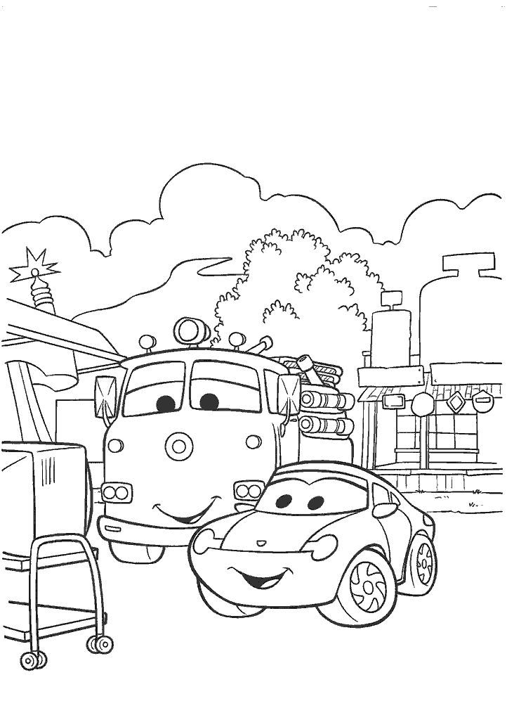 carros para colorir